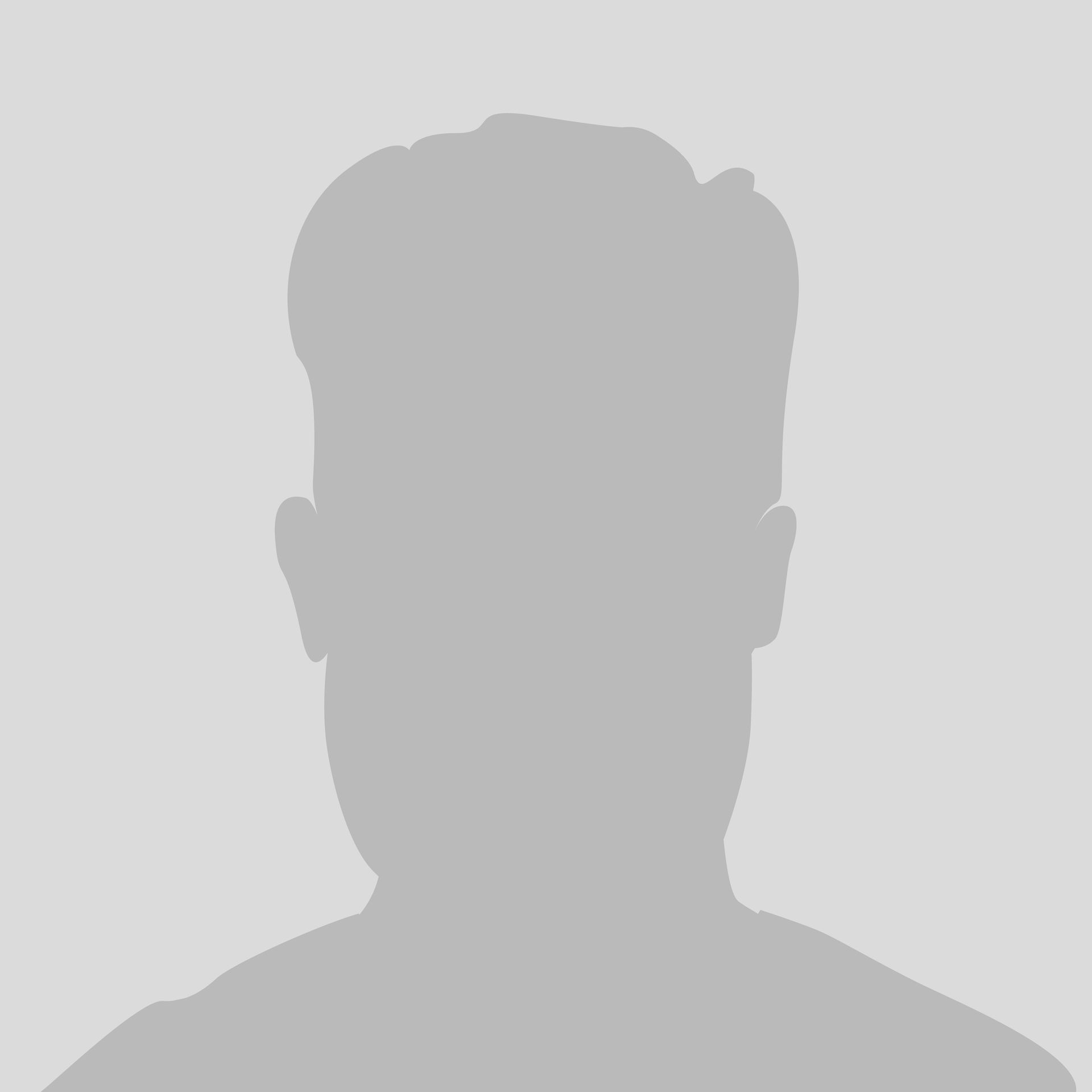 Silhouette of a person in shades of gray, likely a placeholder or default profile photo.