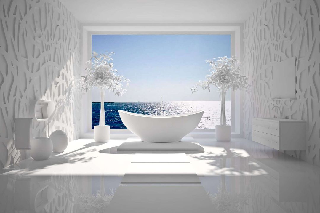 bagno moderno bianco