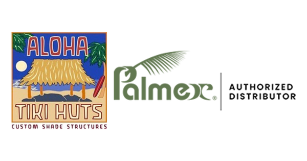 Aloha tiki huts is an authorized distributor of palmex