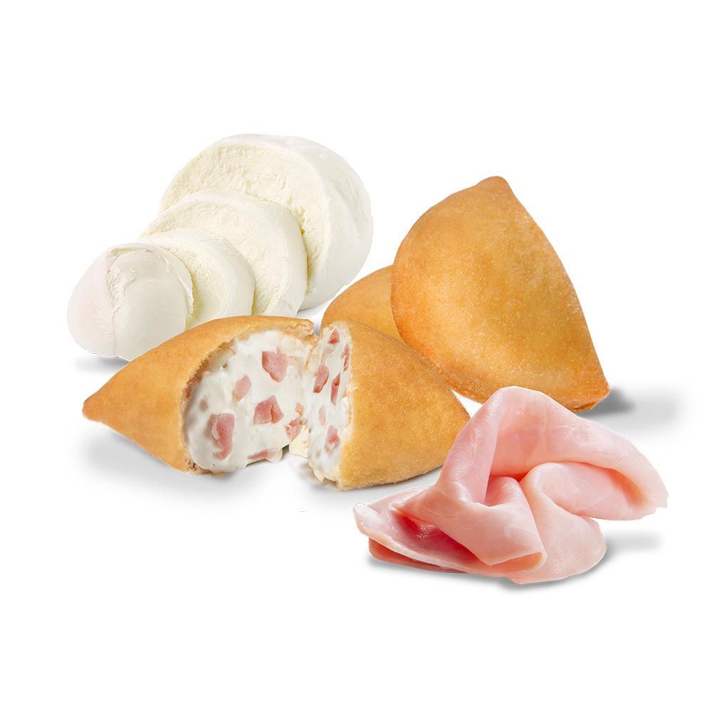Panzerottini
Prosciutto e Mozzarella