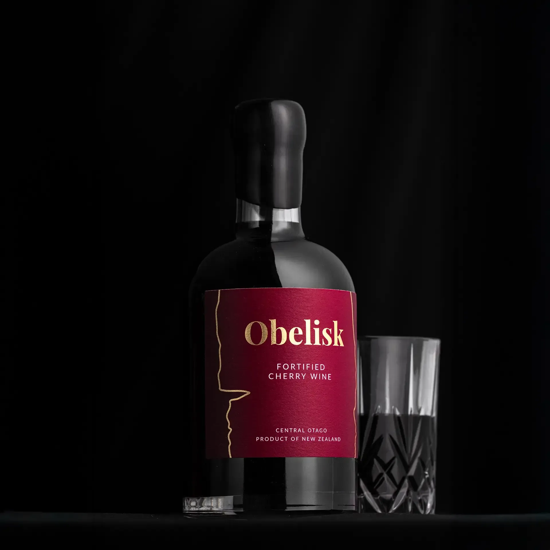 Obelisk Ruby Cherry Fortified Wine from Central Otago, New Zealand