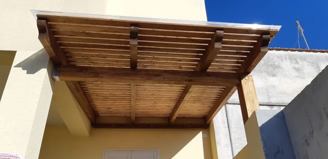 tetto in legno lamellare