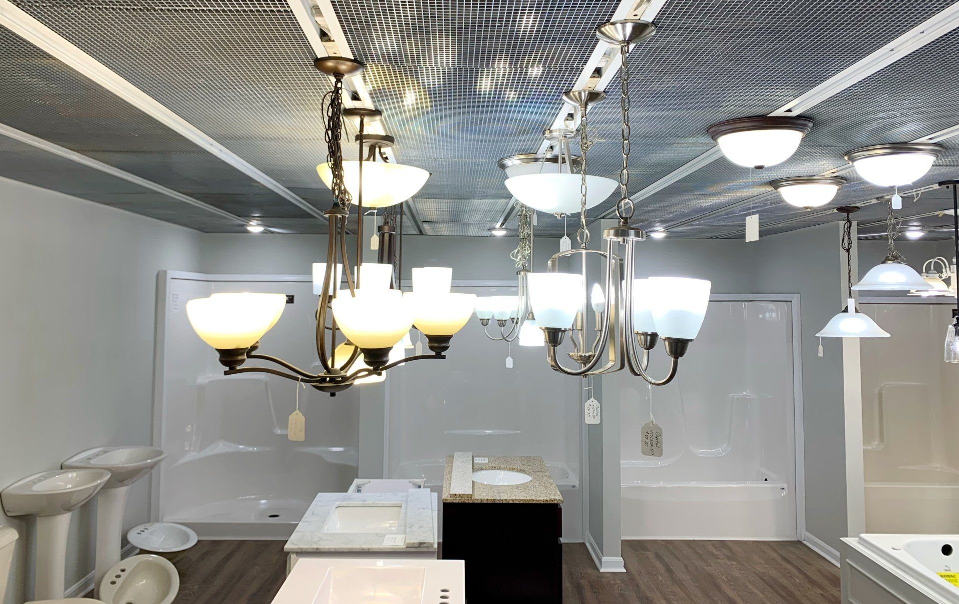 Lighting showroom
