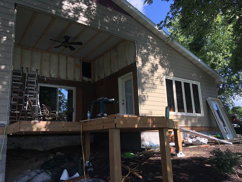 Before Exterior Renovation — Buffalo, MN — Hancock Home Improvements