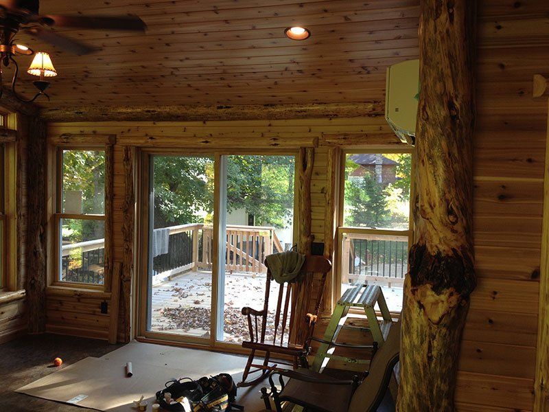 Home Interior with Sliding Door — Buffalo, MN — Hancock Home Improvements