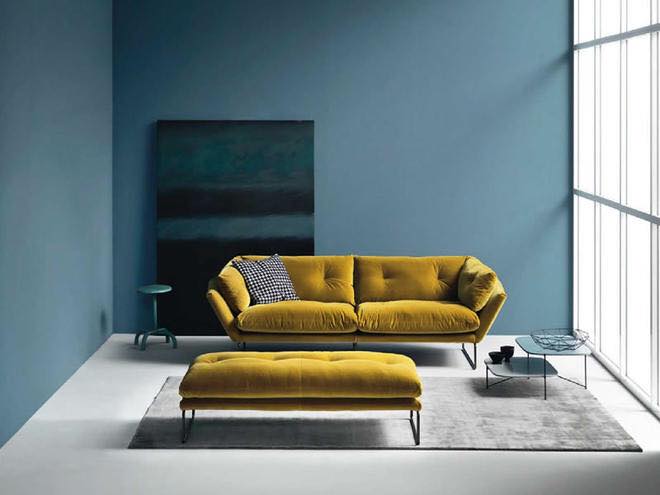 Divano e sofà color giallo ocra