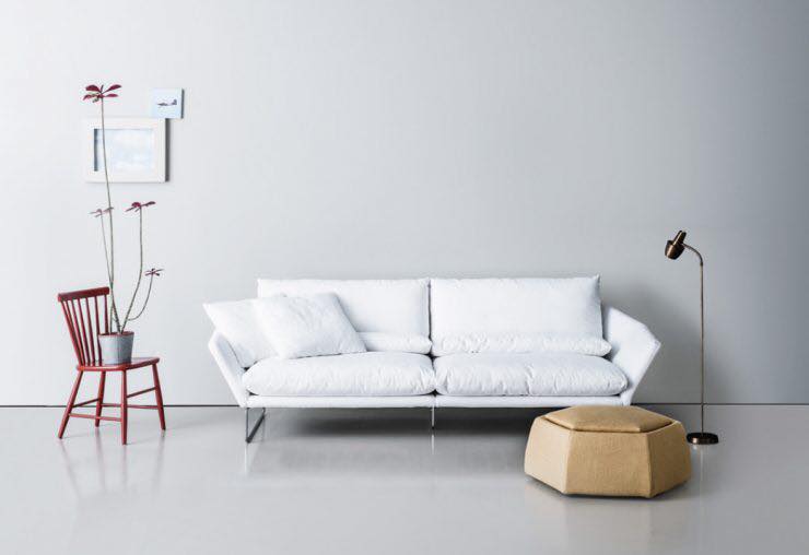 Divano moderno bianco
