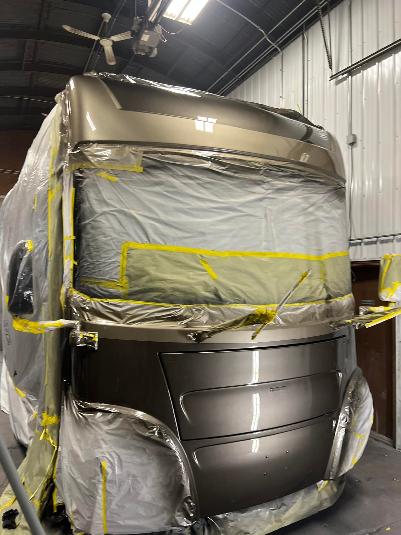 body shop - sand blasting