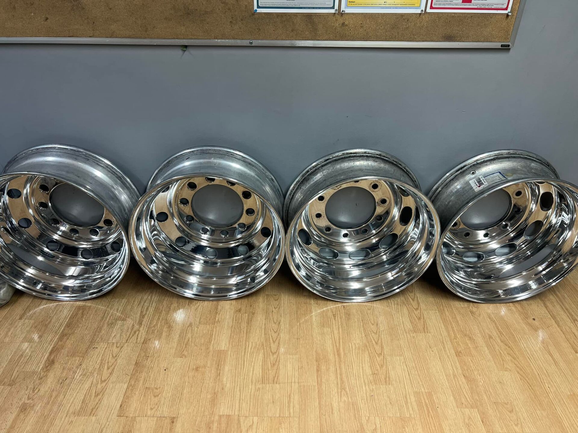 wheel polishing