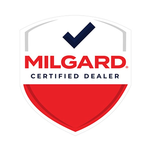 Milgard Certified Dealer badge: