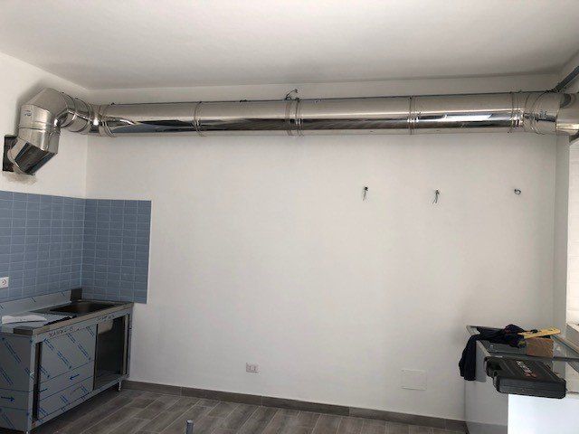 sistema areazione collegato a forno