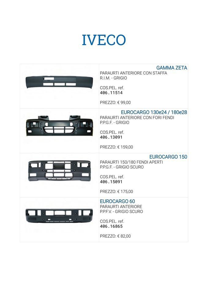 ricambi per mezzi industriali iveco