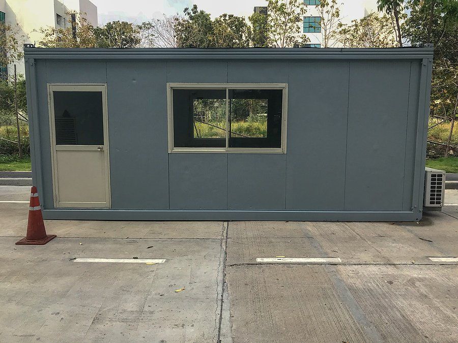 traffic cone beside the house