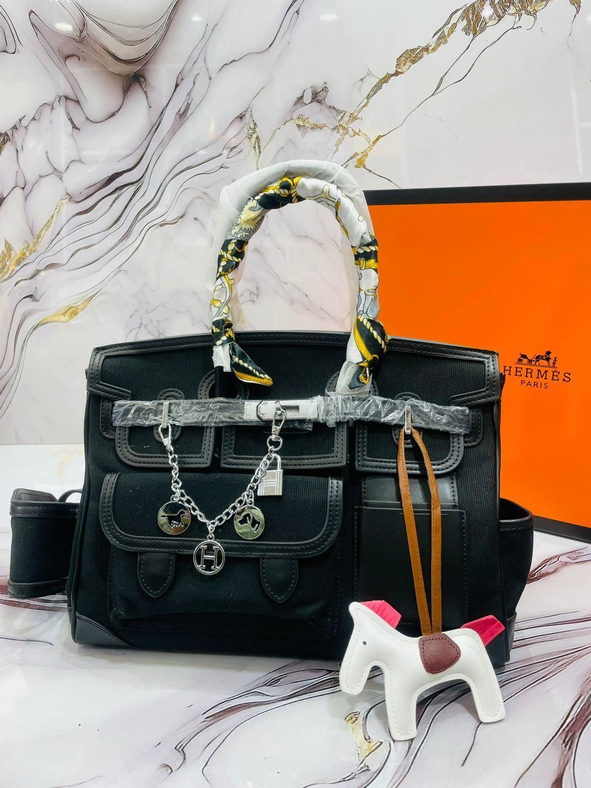 HERMES BIRKIN HANDBAG BLACK