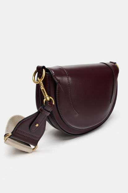 BANDOLERA PESPUNTE CANVAS ZARA