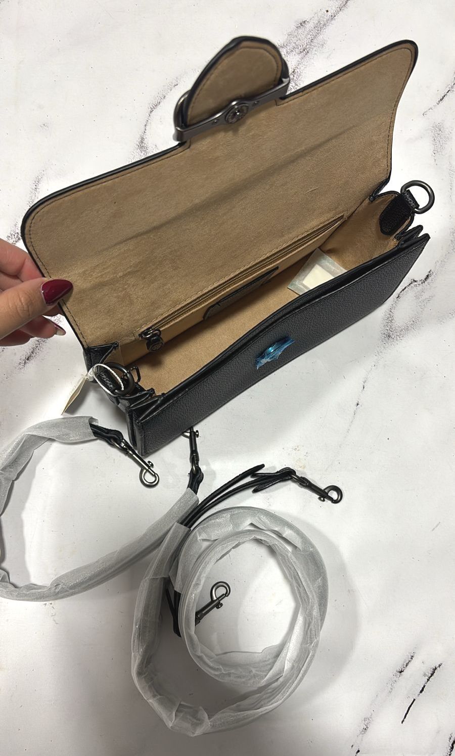 BANDOLERA COACH BLACK