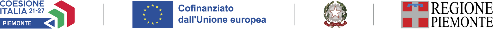Loghi Regione Piemonte e Unione Europea