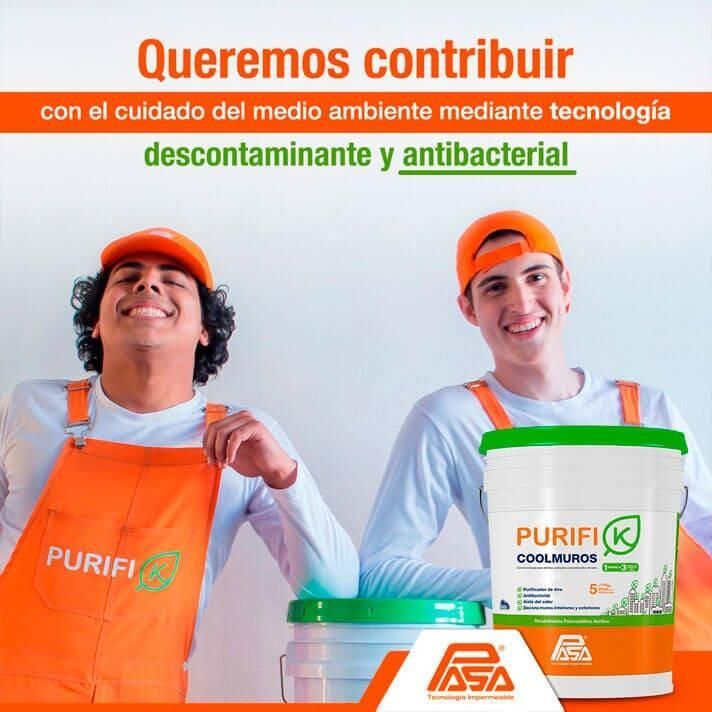 Impermeabilizantes PASA 25 Poniente - ANTIBACTERIAL