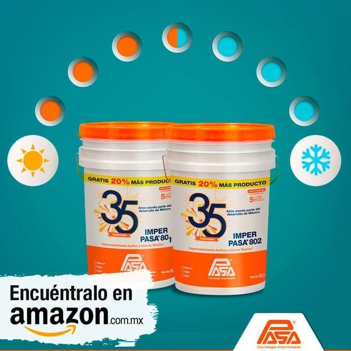 Impermeabilizantes PASA 25 Poniente - ENCUENTRALO EN AMAZON