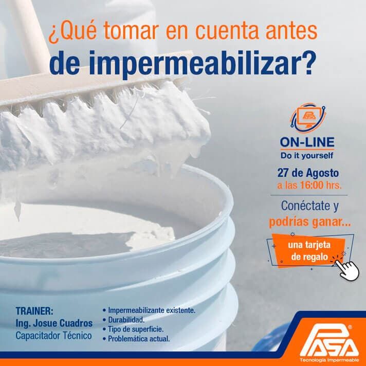 Impermeabilizantes PASA 25 Poniente - IMPERMEABILIZAR