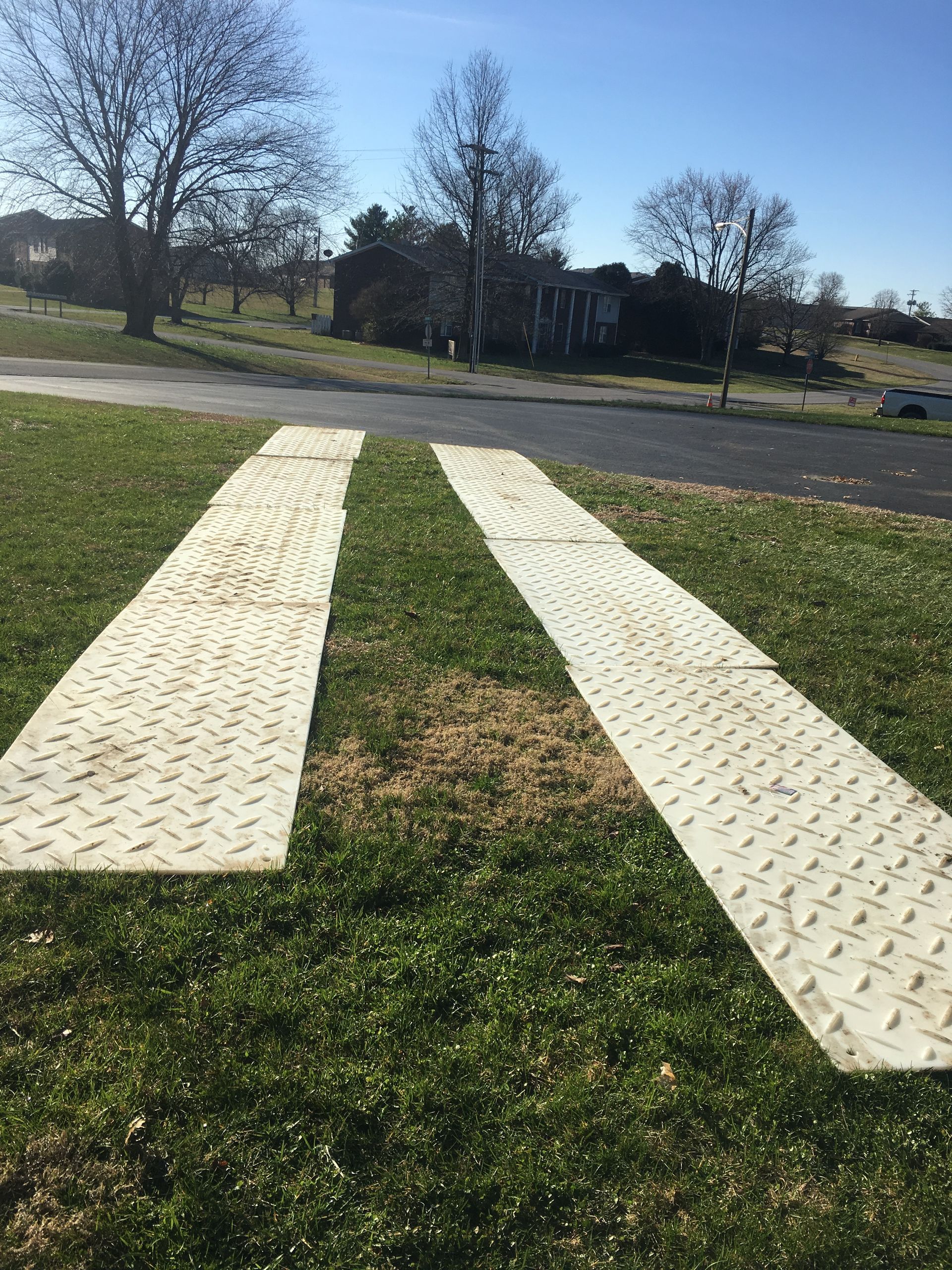 Steel Plate On The Ground — Campbellsville, KY — Ray's Tree Service LLC