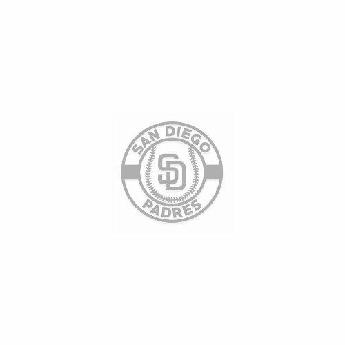 The san diego padres logo is a gray logo on a white background.