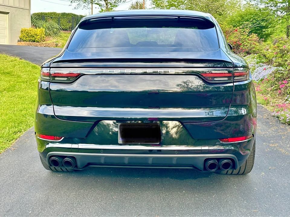2020 Porsche Cayenne Coupe Turbo Rear Exterior View | Eurotech Knoxville