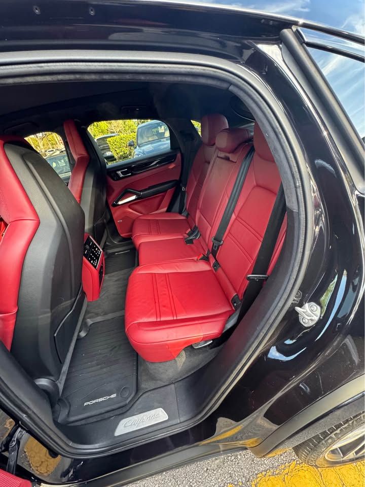 2020 Porsche Cayenne Coupe Turbo Rear Interior Seating View | Eurotech Knoxville