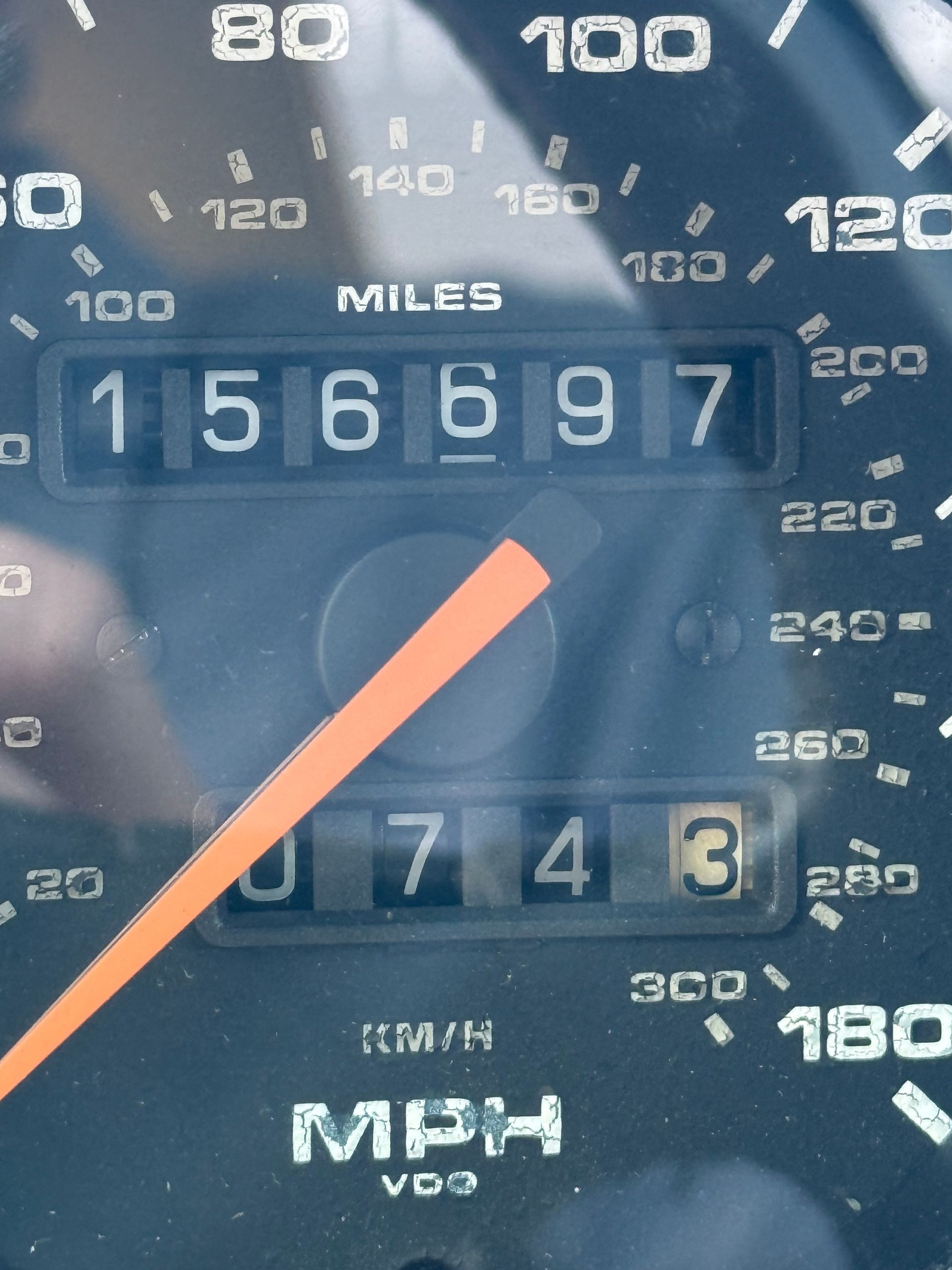 1991 Porsche 911 Carrera 2 Odometer And Gauge Cluster Close Up | Eurotech Knoxville