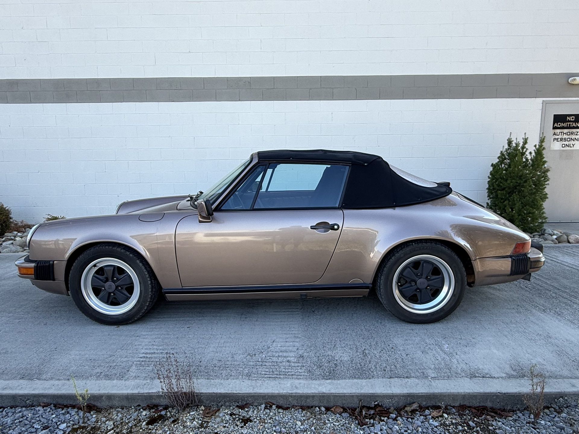 1987 Porsche 911 Carrera Silver Convertible Side View | Eurotech Knoxville