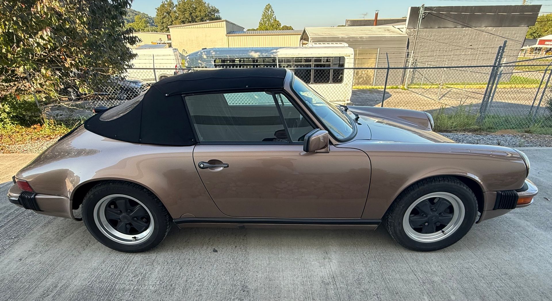 1987 Porsche 911 Carrera Convertible Driver Side Profile View | Eurotech Knoxville