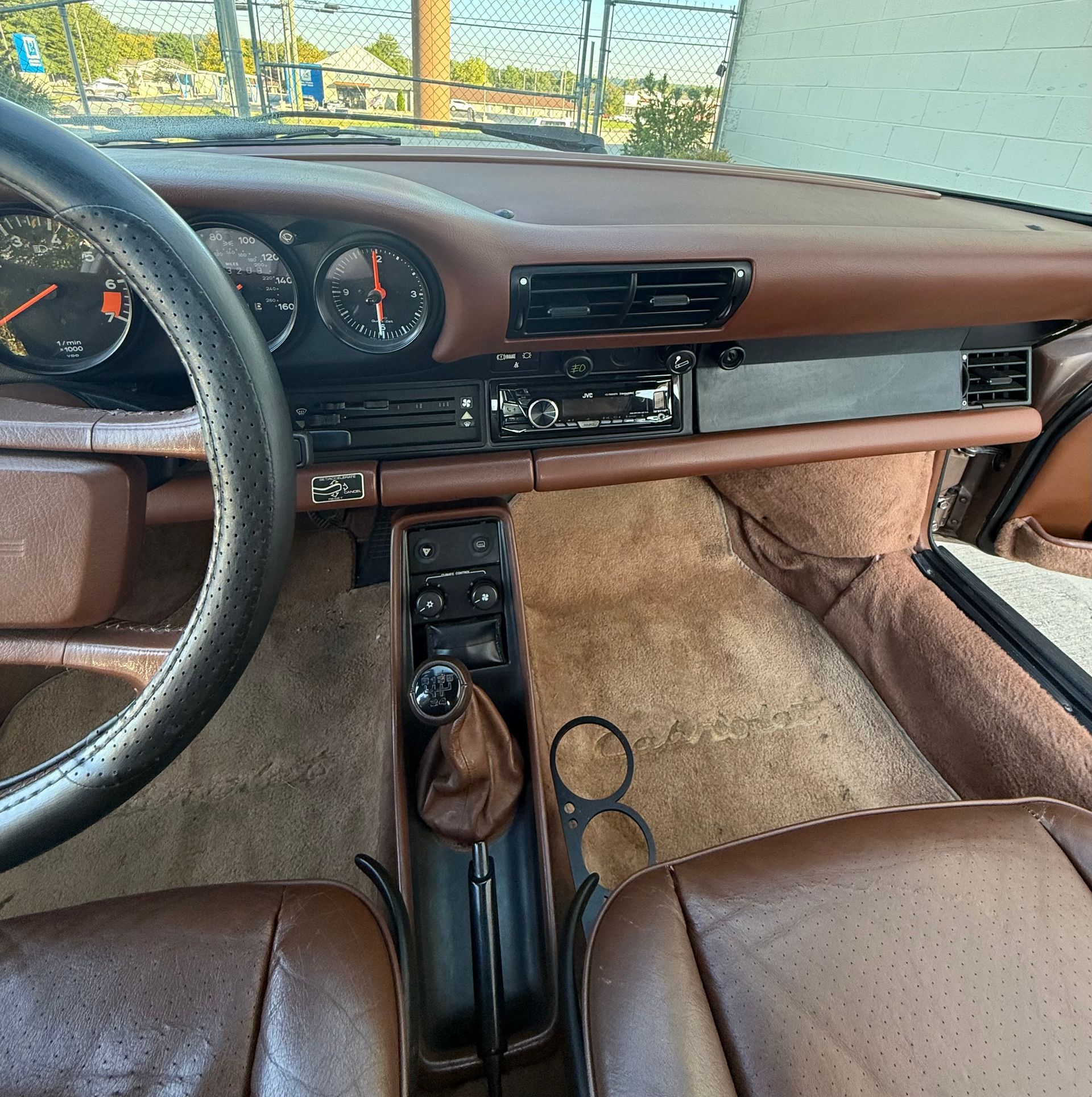 1987 Porsche 911 Carrera Dashboard And Center Console Interior View | Eurotech Knoxville
