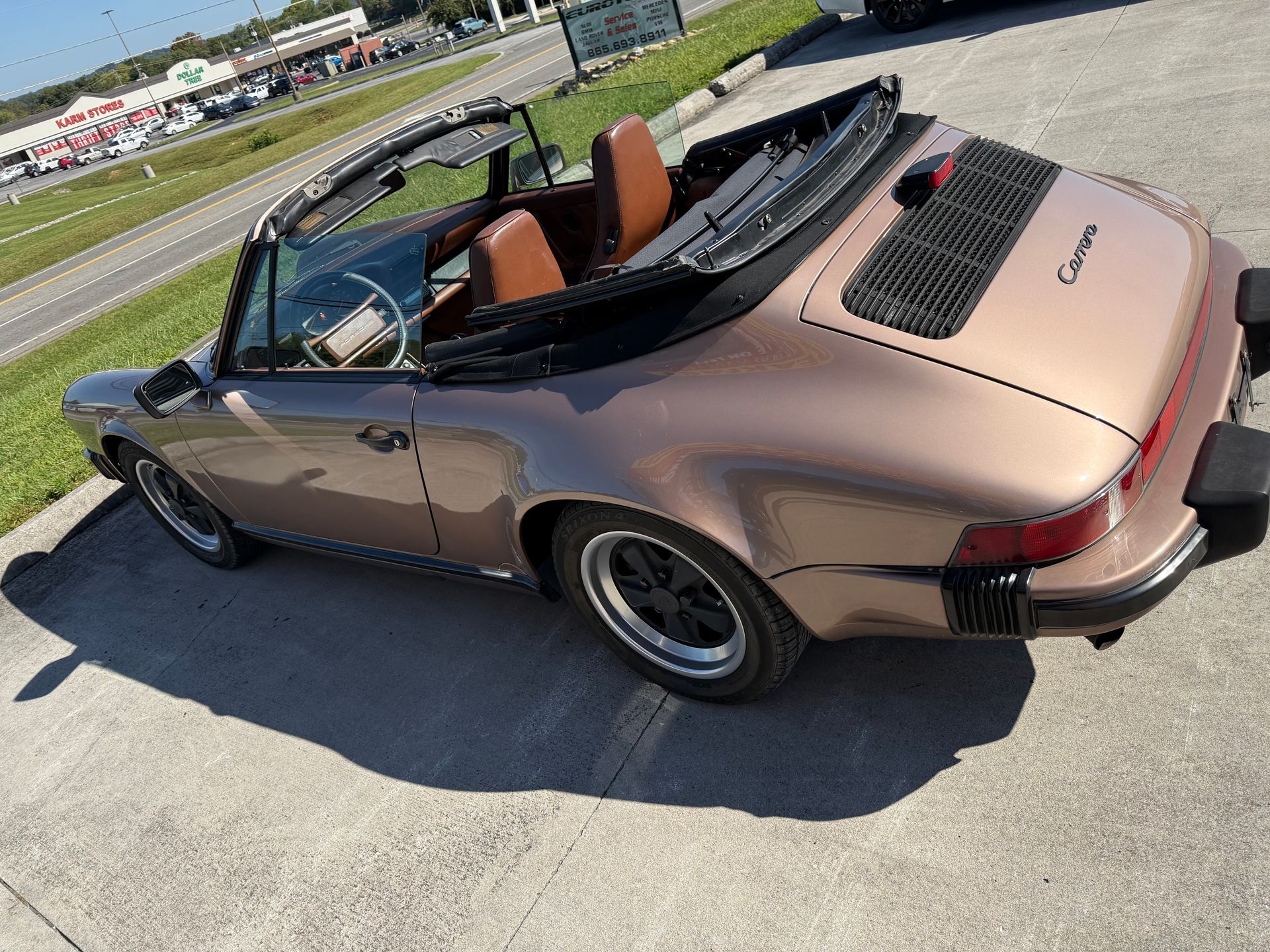 1987 Porsche 911 Carrera Convertible Rear Three Quarter View | Eurotech Knoxville