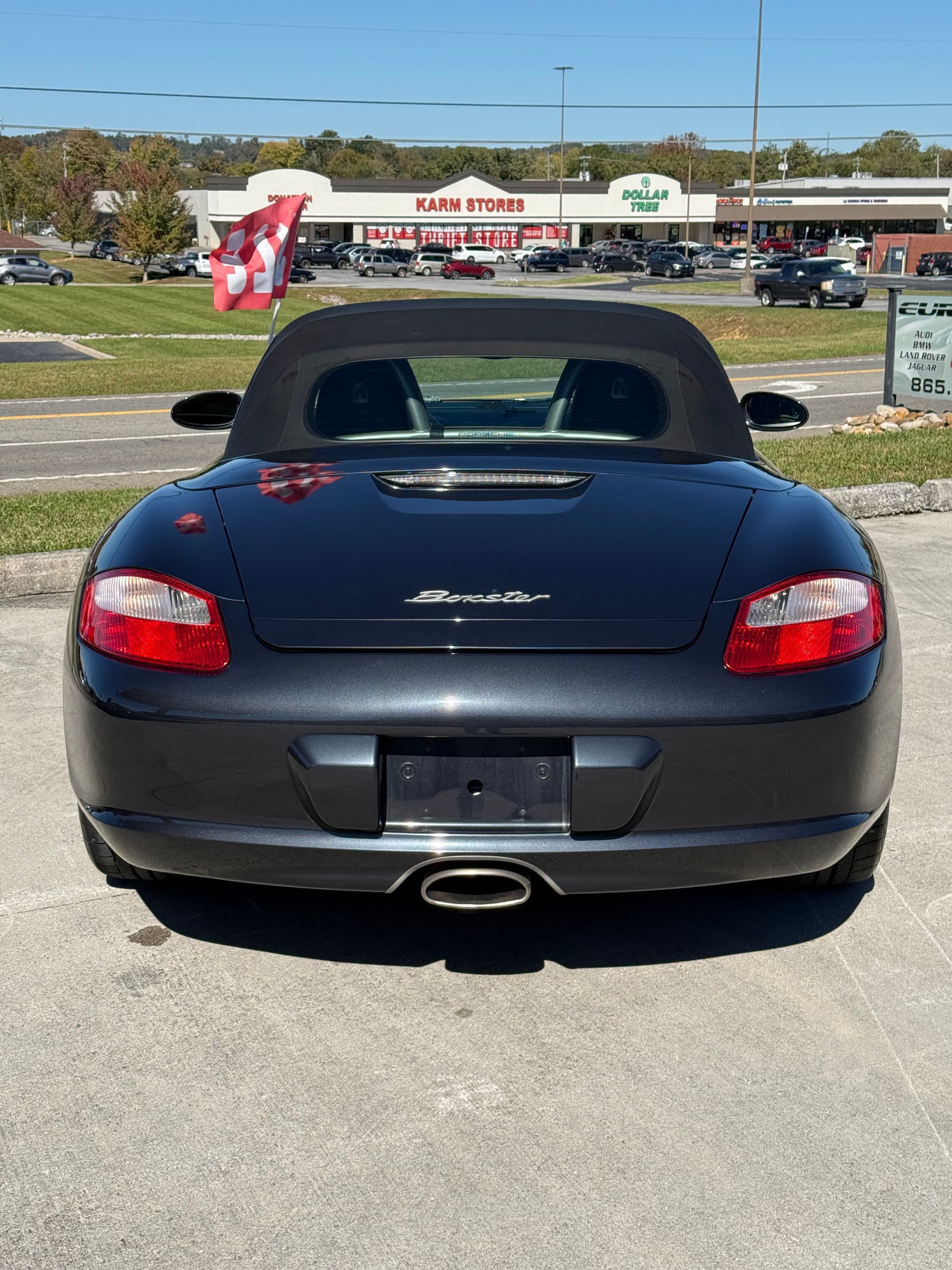 2007 Porsche Boxster Rear Exterior View With Convertible Top | Eurotech Knoxville