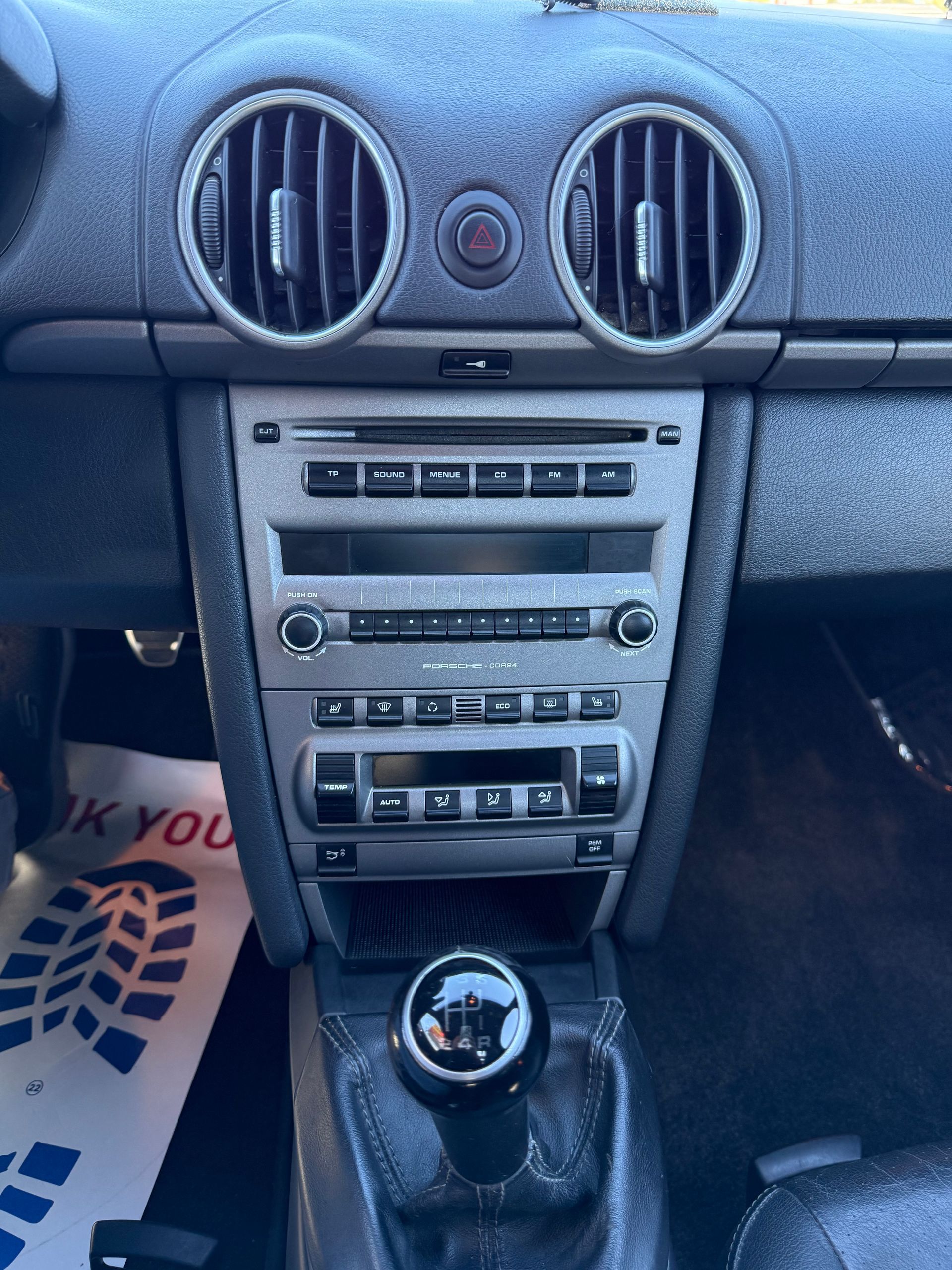 2007 Porsche Boxster Center Console And Dashboard View | Eurotech Knoxville