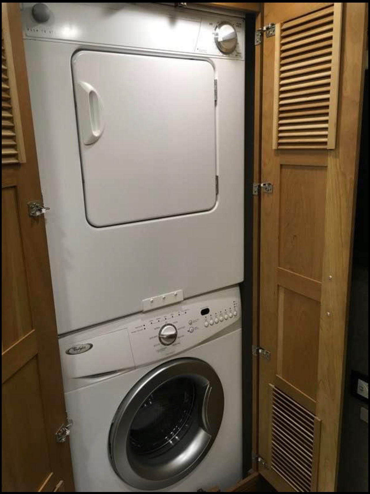 2017 Entegra Anthem 44B Stacked Washer And Dryer Interior View | Eurotech Knoxville