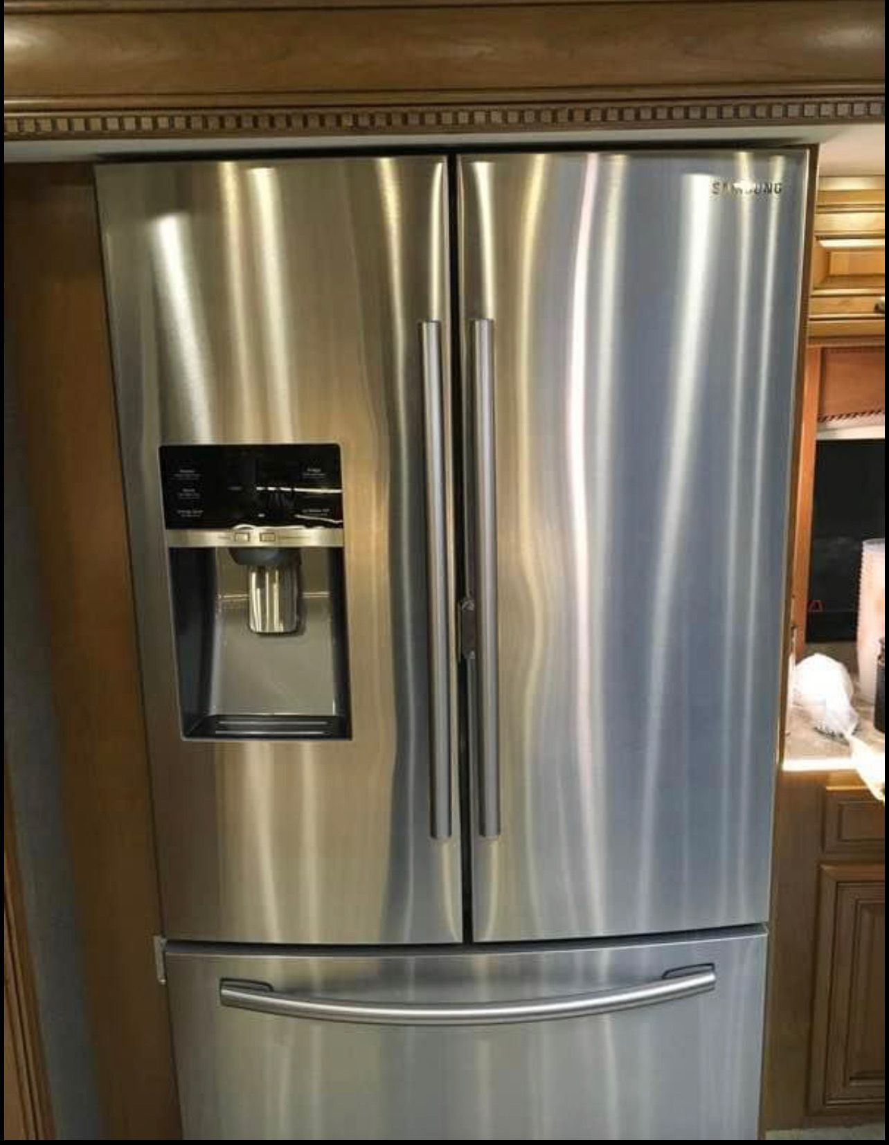 2017 Entegra Anthem 44B Stainless Steel Refrigerator Interior View | Eurotech Knoxville