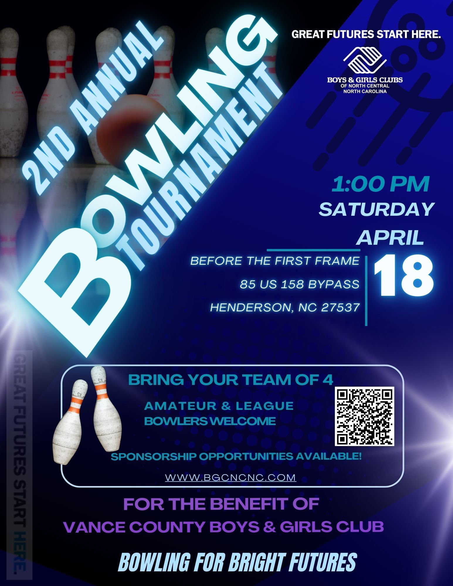 Bowling tournament Flyer
