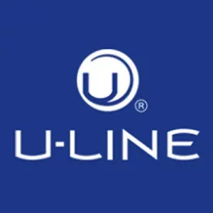 U-Line logo: white letter 