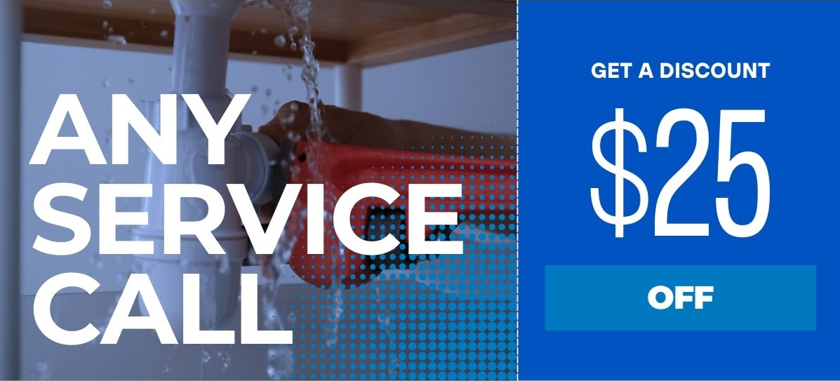 A plumber is fixing a leak in a pipe.