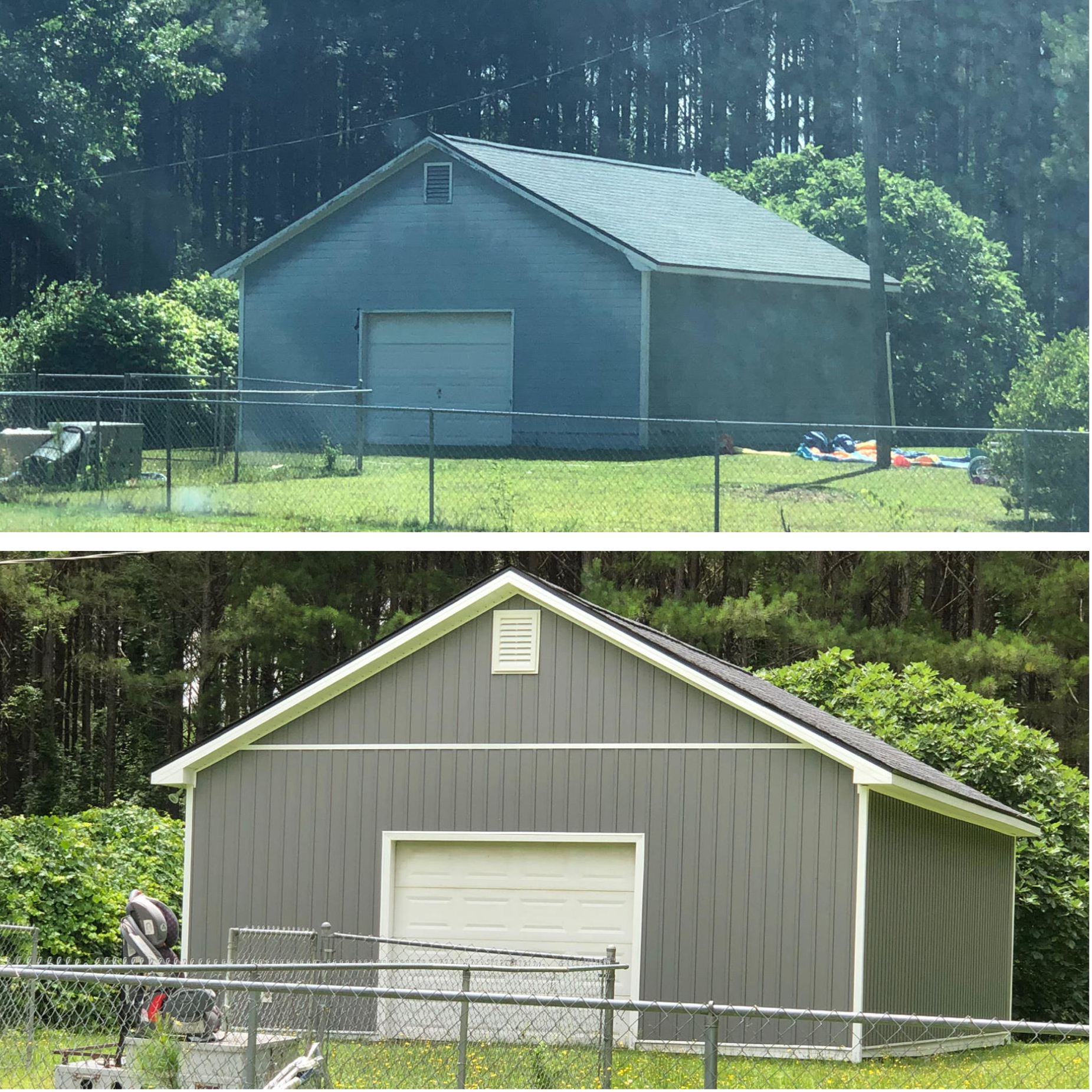 Siding Repair Before & After