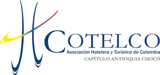 Logo of COTELCO (Asociación Hotelera y Turística de Colombia), a blue 