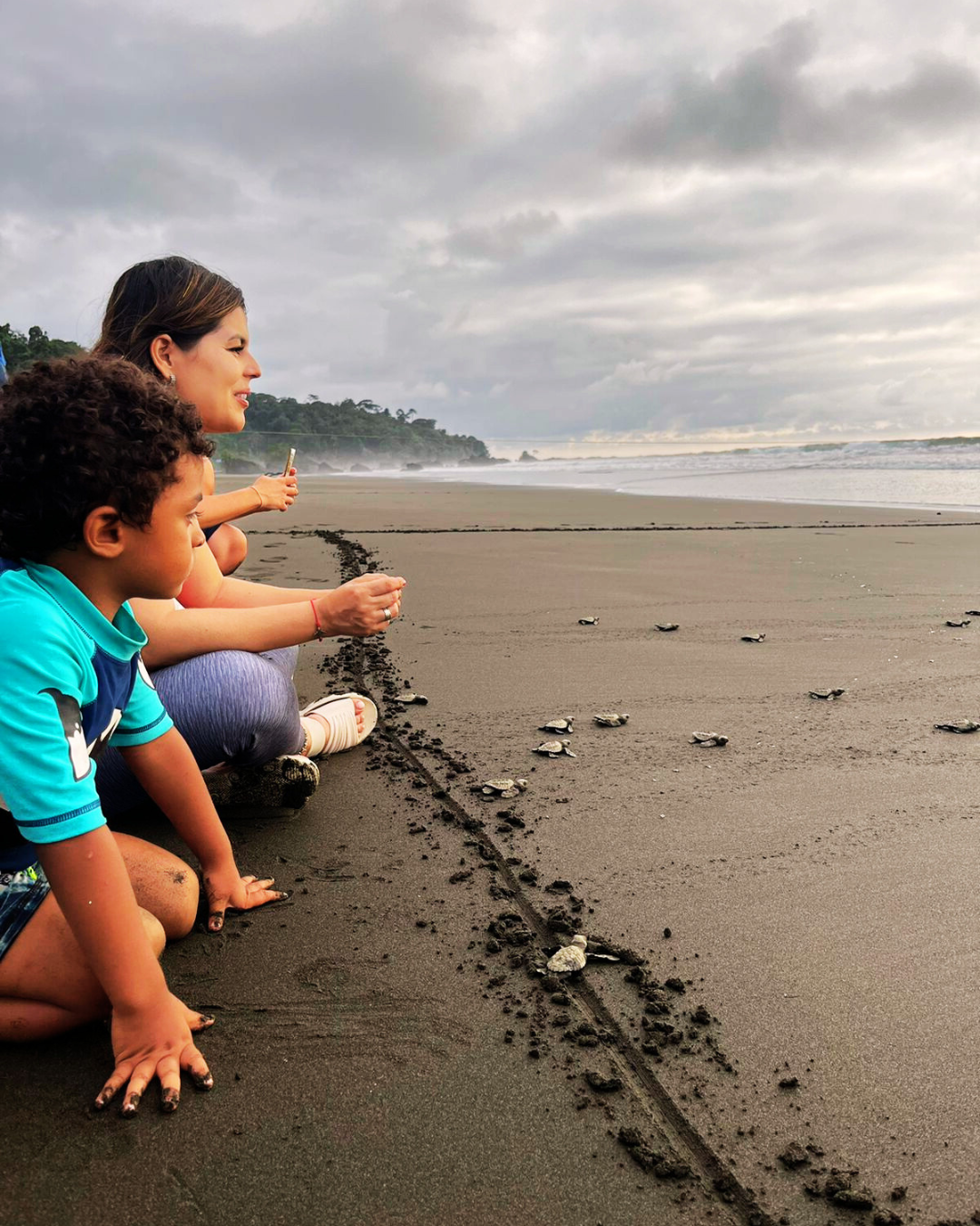 Niños en playa