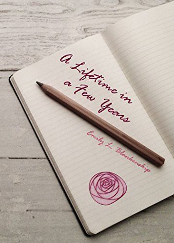 A notebook with a pencil on it that says a lifetime in a few years