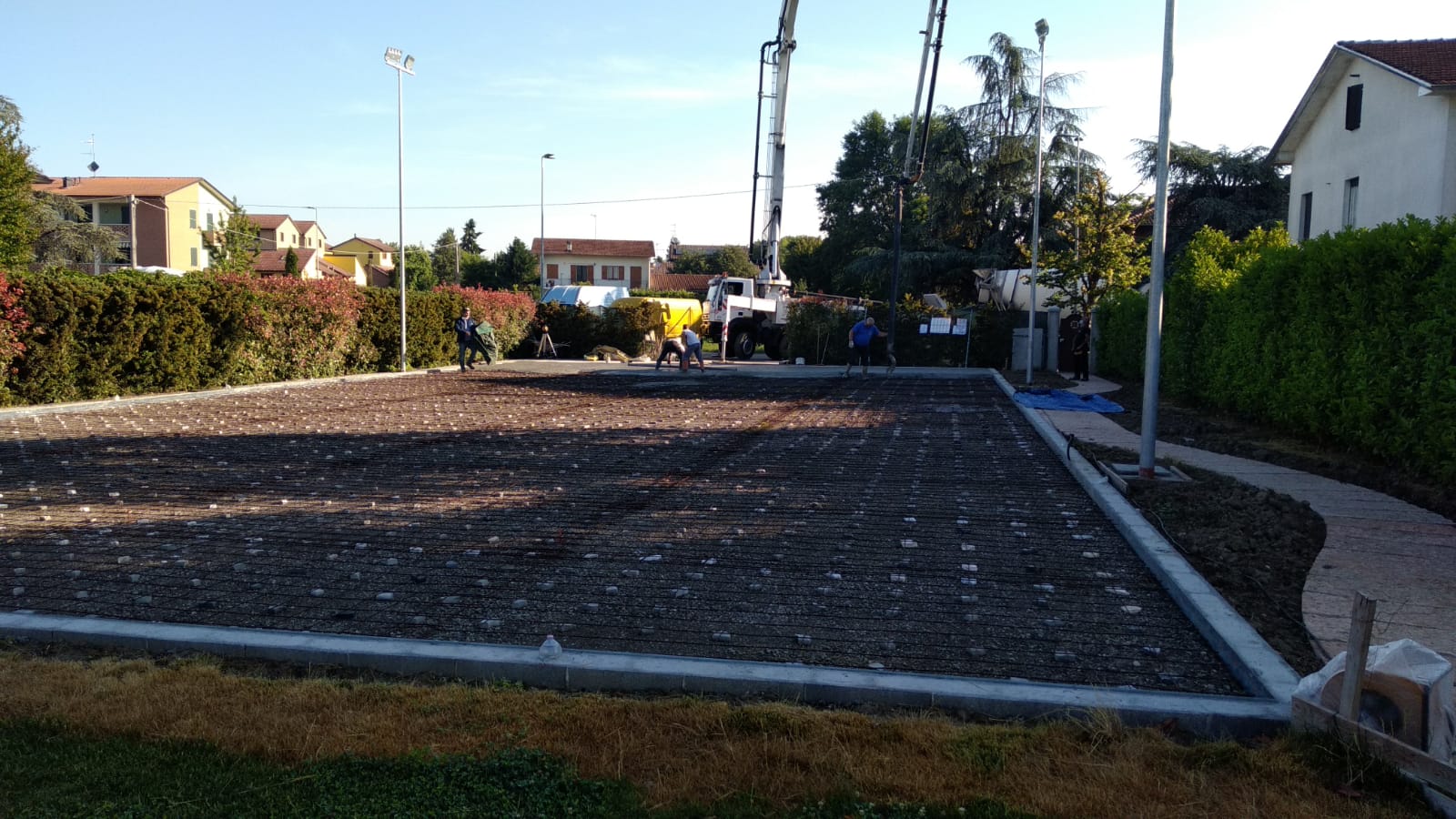 realizzazione campo da tennis