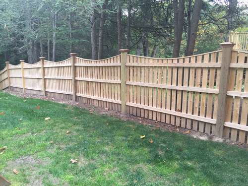 Wood fence with Lattice —  Fences in Springfield, MA
