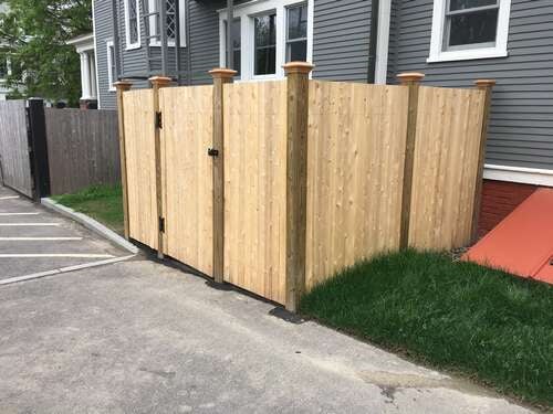 Wood Board with Lattice —  Fences in Springfield, MA