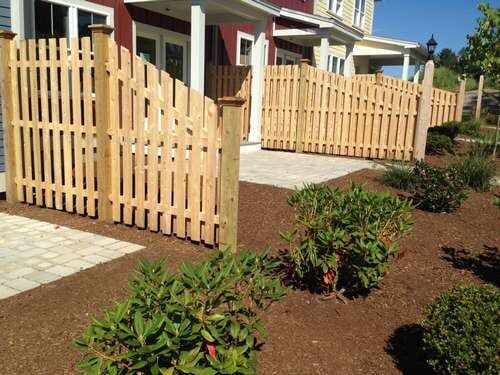 Wood Fence in Garden —  Fences in Springfield, MA