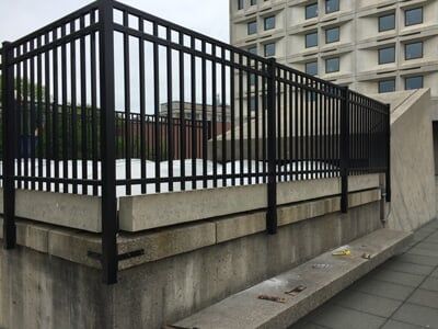Aluminum Fence Side Angle — Fences in Springfield, MA