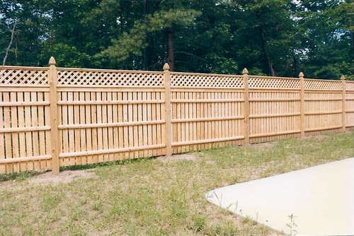 Spaced Board with Lattice —  Fences in Springfield, MA